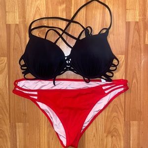 Bikini top & bottom size medium for both